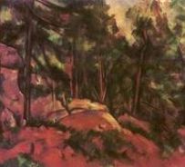 Paul Cezanne - Dentro una foresta