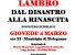 LAMBRO: DAL DISASTRO ALLA RINASCITA