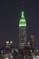 Green Empire State Building