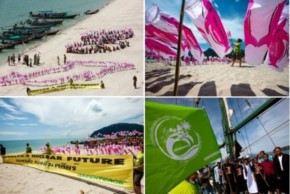 Comunità locali, delfini rosa e Rainbow Warrior contro le centrali nucleari in Thailandia