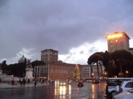 A Roma si accendono le prime luci su un abete morto e c'è chi dovrebbe arrossire